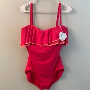 NWT Contour by Coco Reef coral shape-maker swimwear size 14